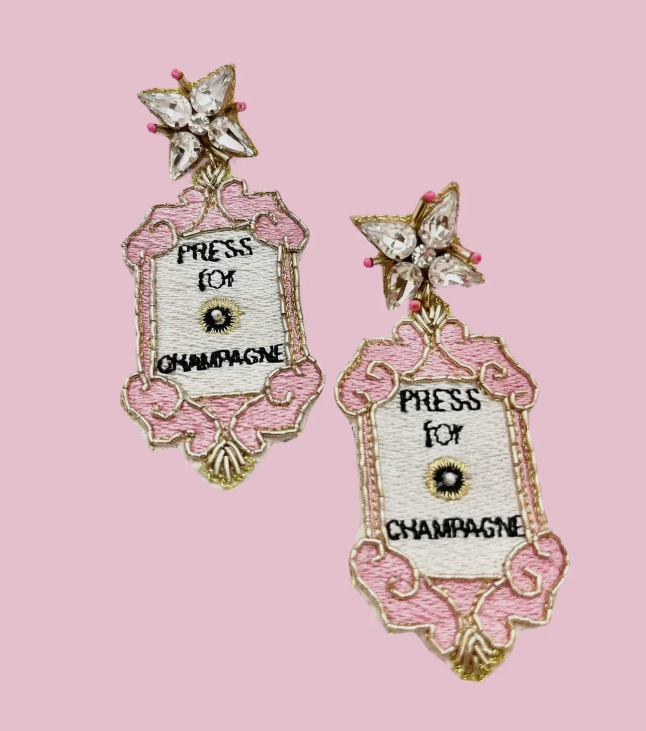 Press For Champagne Earrings