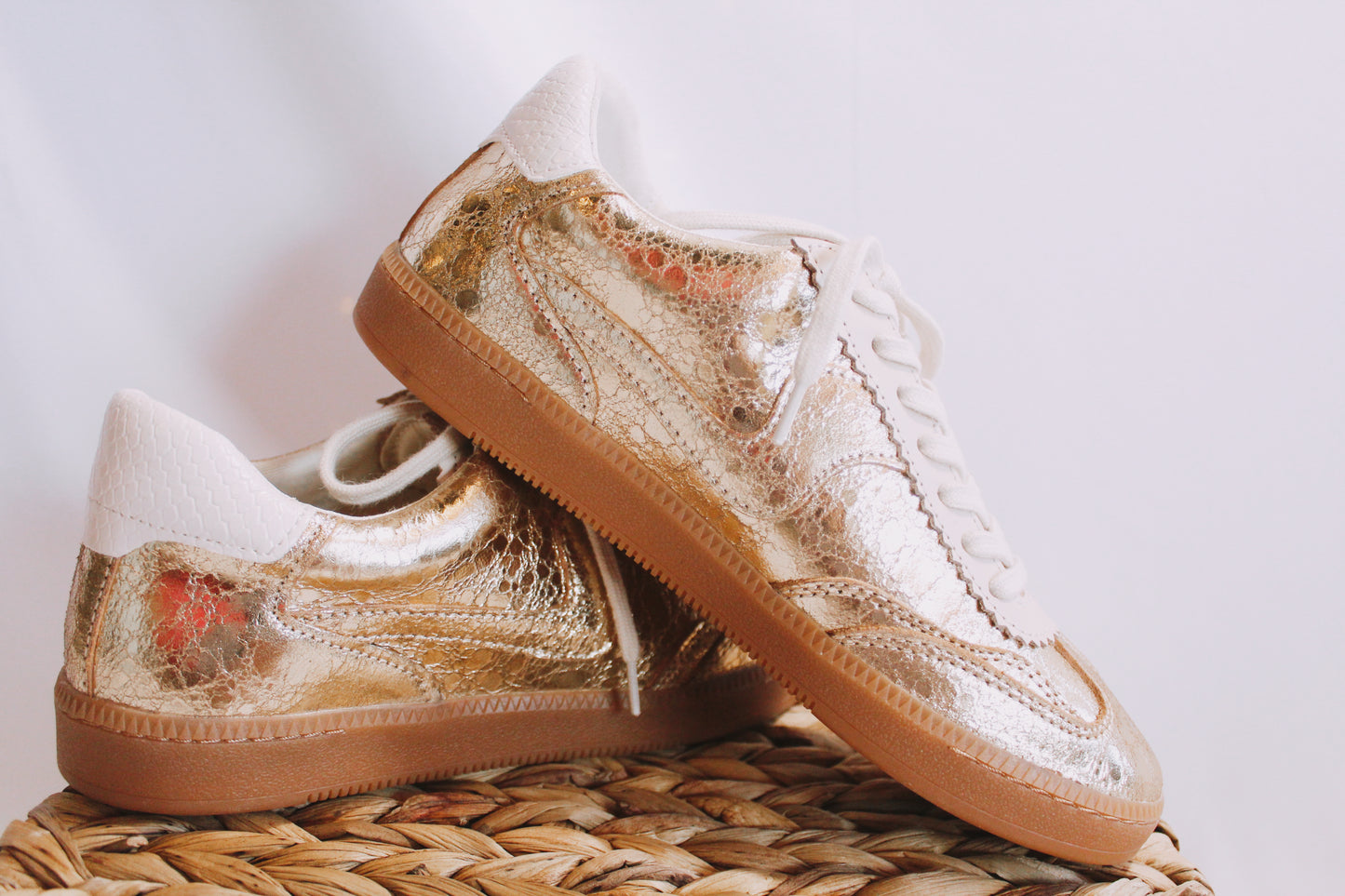 Dolce Vita Gold Sneakers