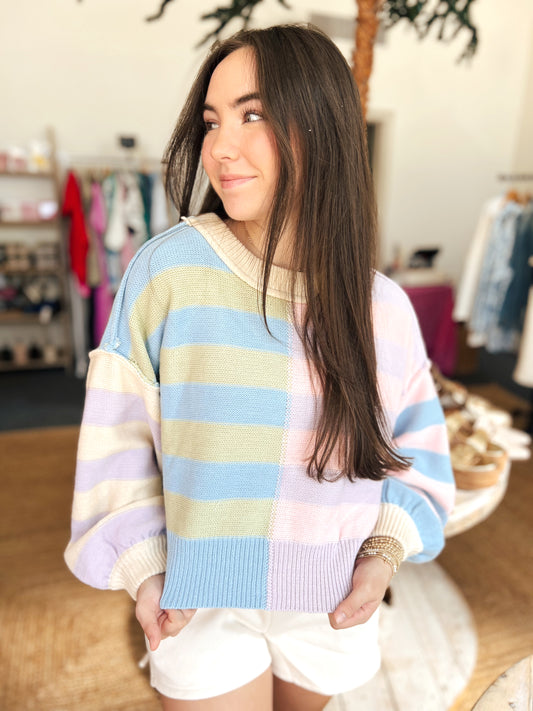 Color Block Sweater