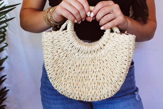 Woven Beach Purse