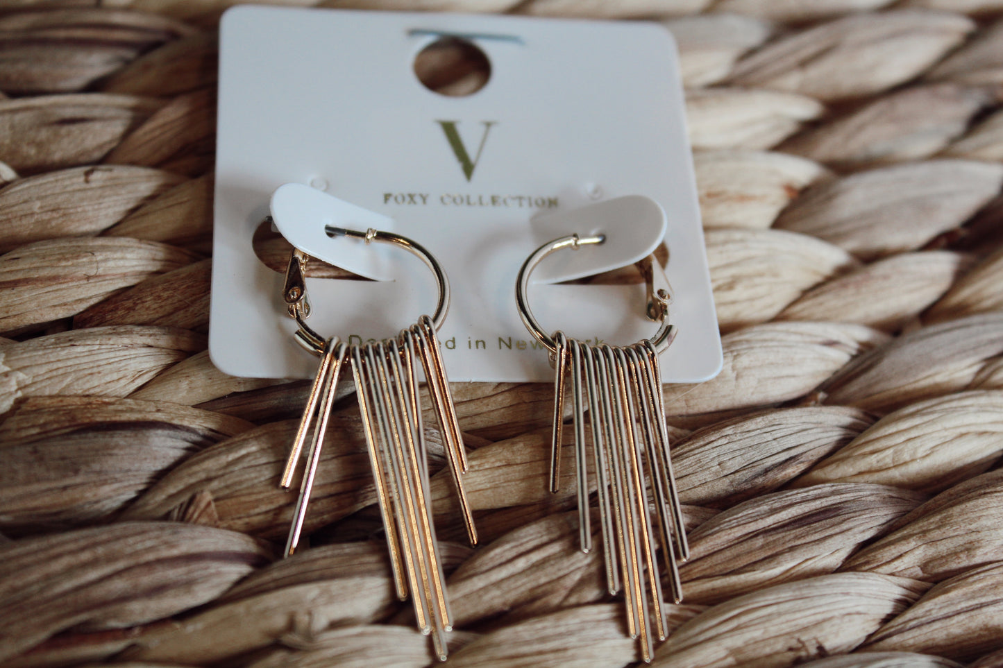 Gold Dangle Mini Earrings