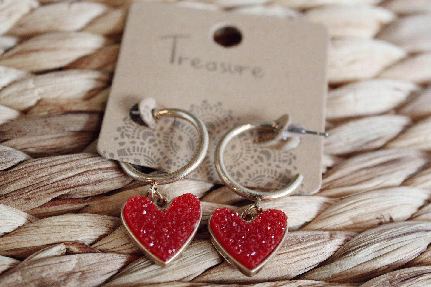 Red Heart Mini Earrings